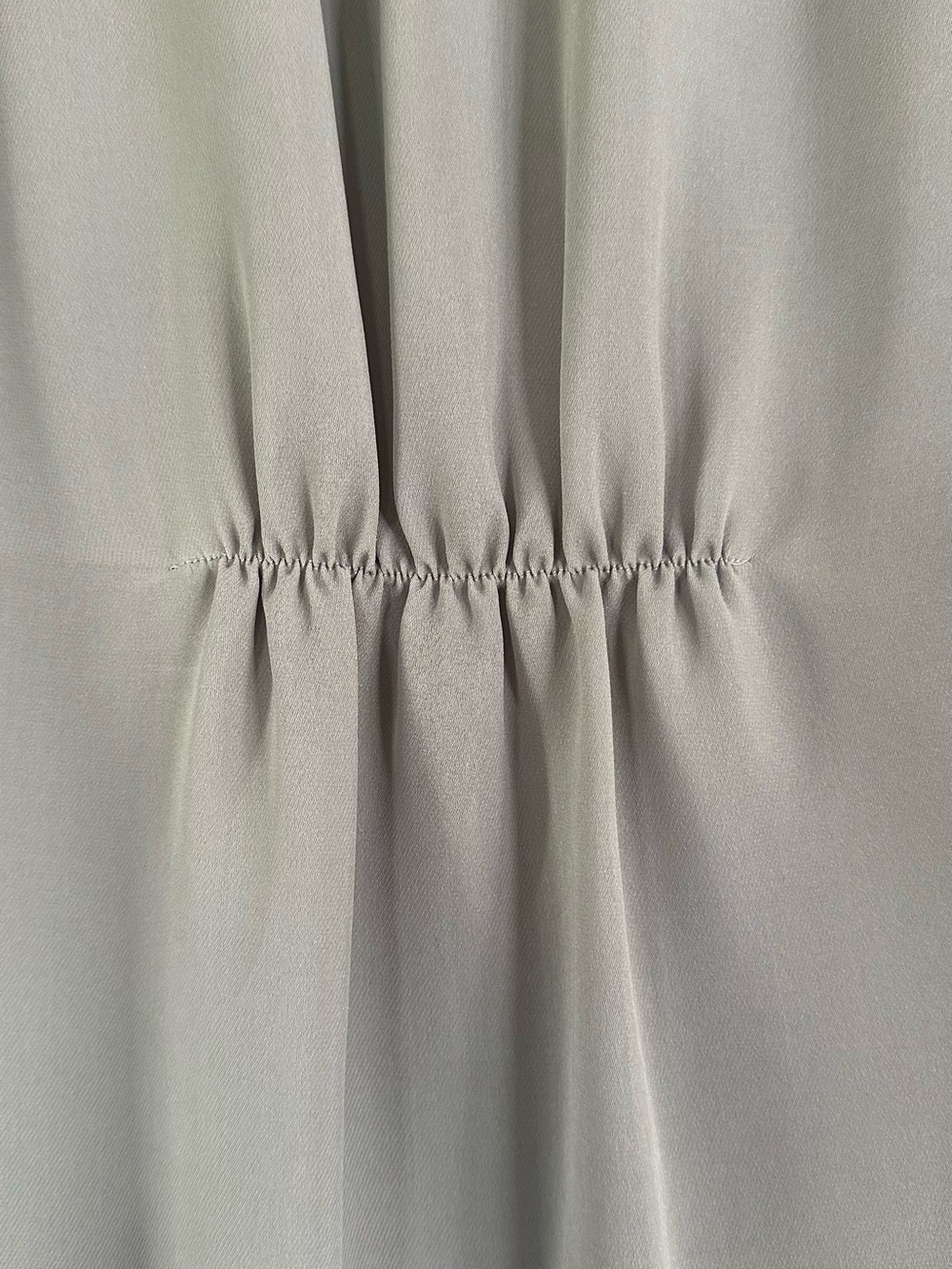 Lands' End Sage Green Button-Front Women's Blouse - Picture 6 of 6